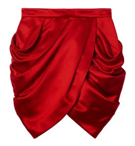 Balmain-x-HM-red-skirt